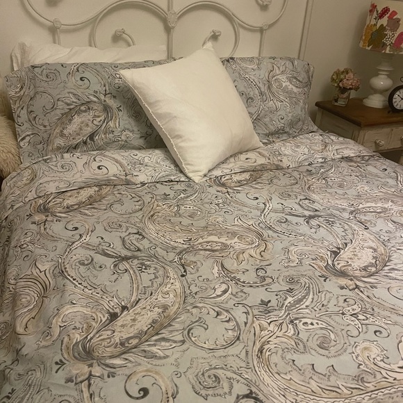 Pottery Barn Bedding Pottery Barn Queen Size Duvet Set Poshmark
